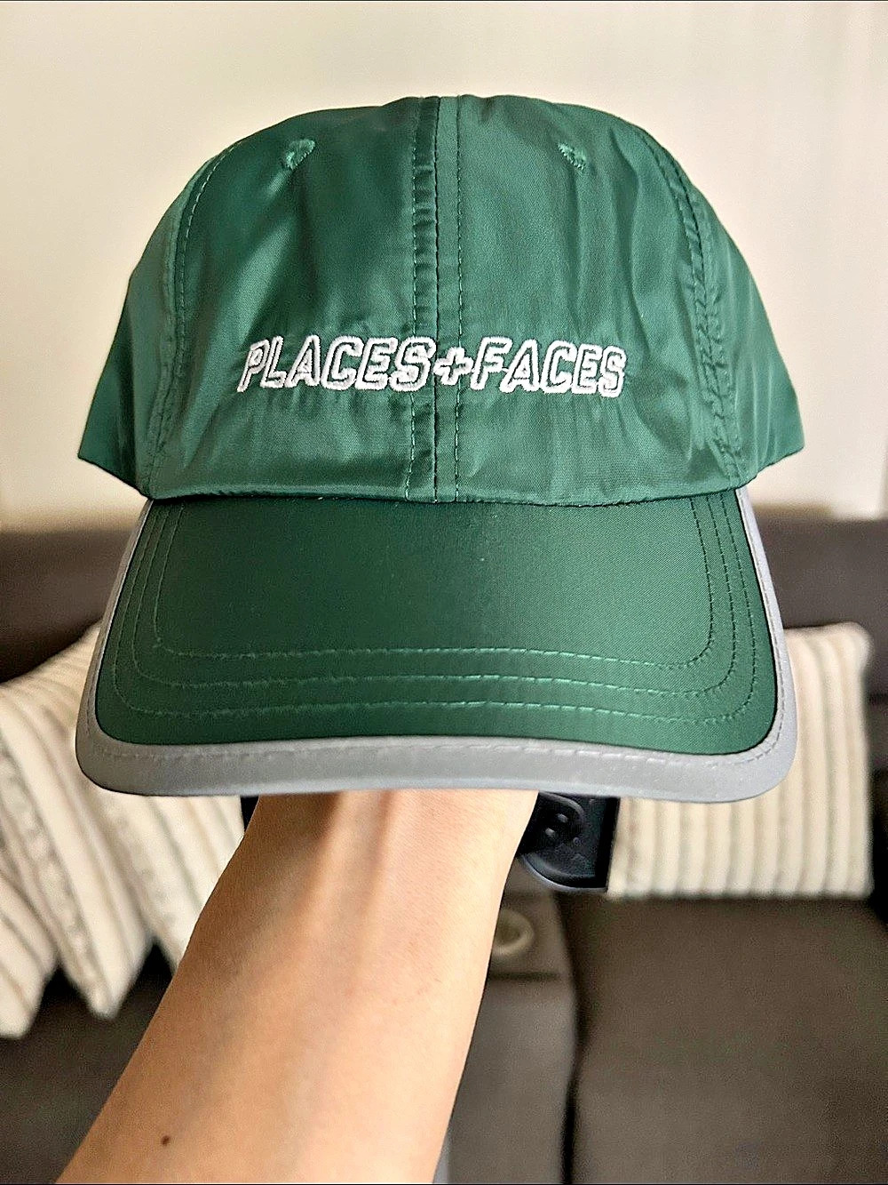 Places+Faces Green Logo Baseball Cap
